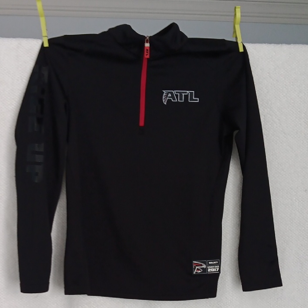 Women Black Atlanta Falcom Long Sleeve Member Select Top